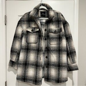 Bagatelle Plaid Shirt Jacket